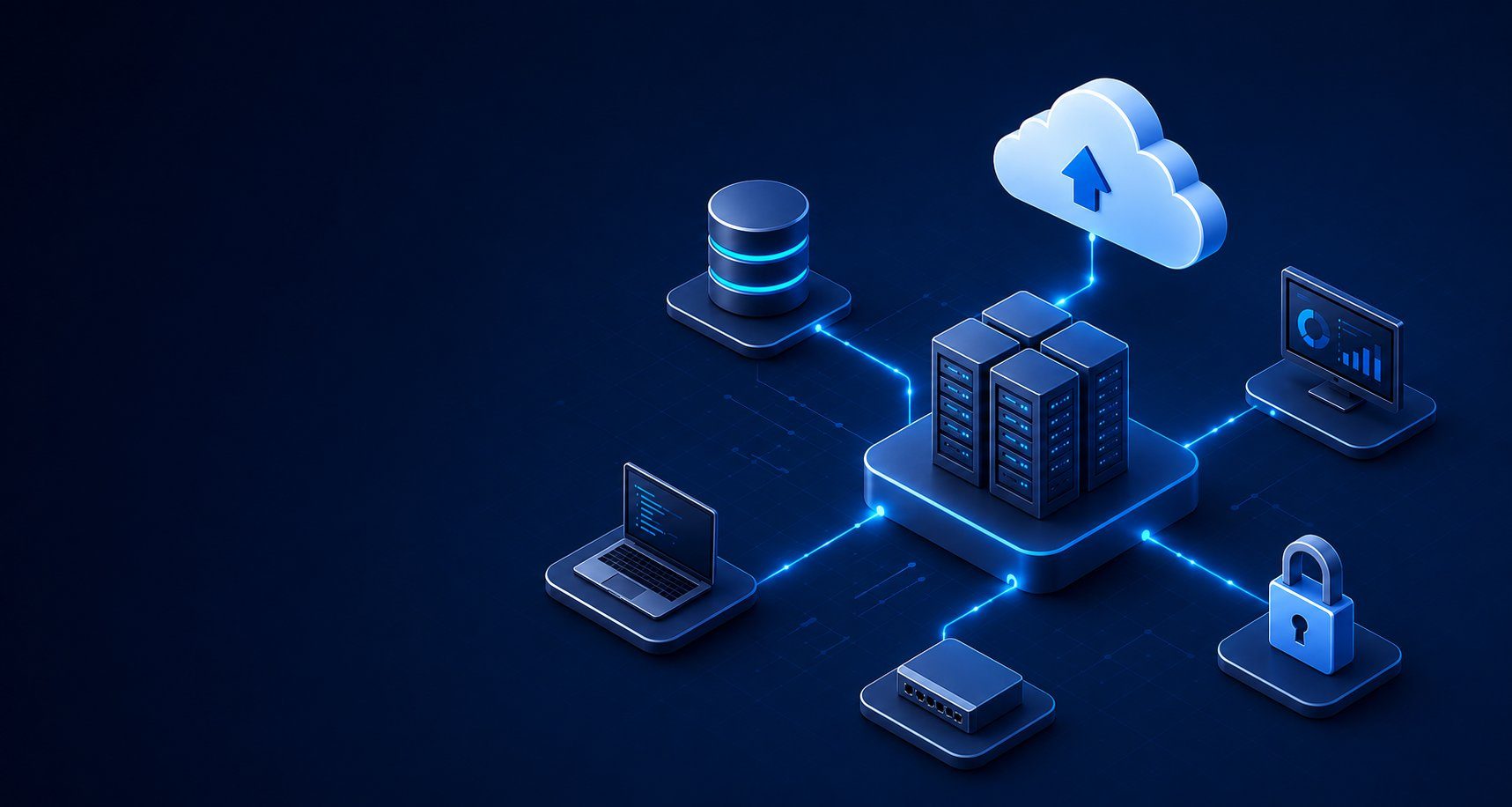Enterprise server network infrastructure